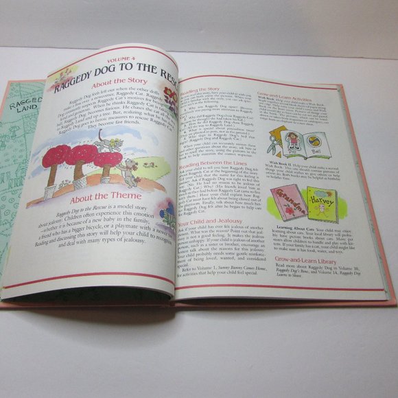 vintage Raggedy Ann stuffed doll by Applause with Parent's Guide book set - Picture 16 of 16